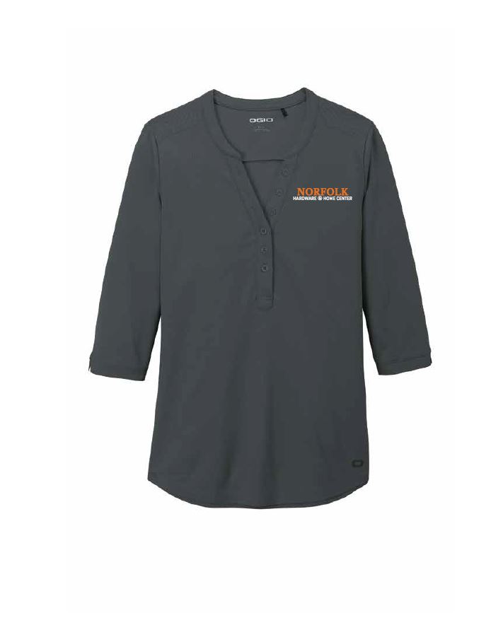 OGIO Women's Jewel Henley - Image 2